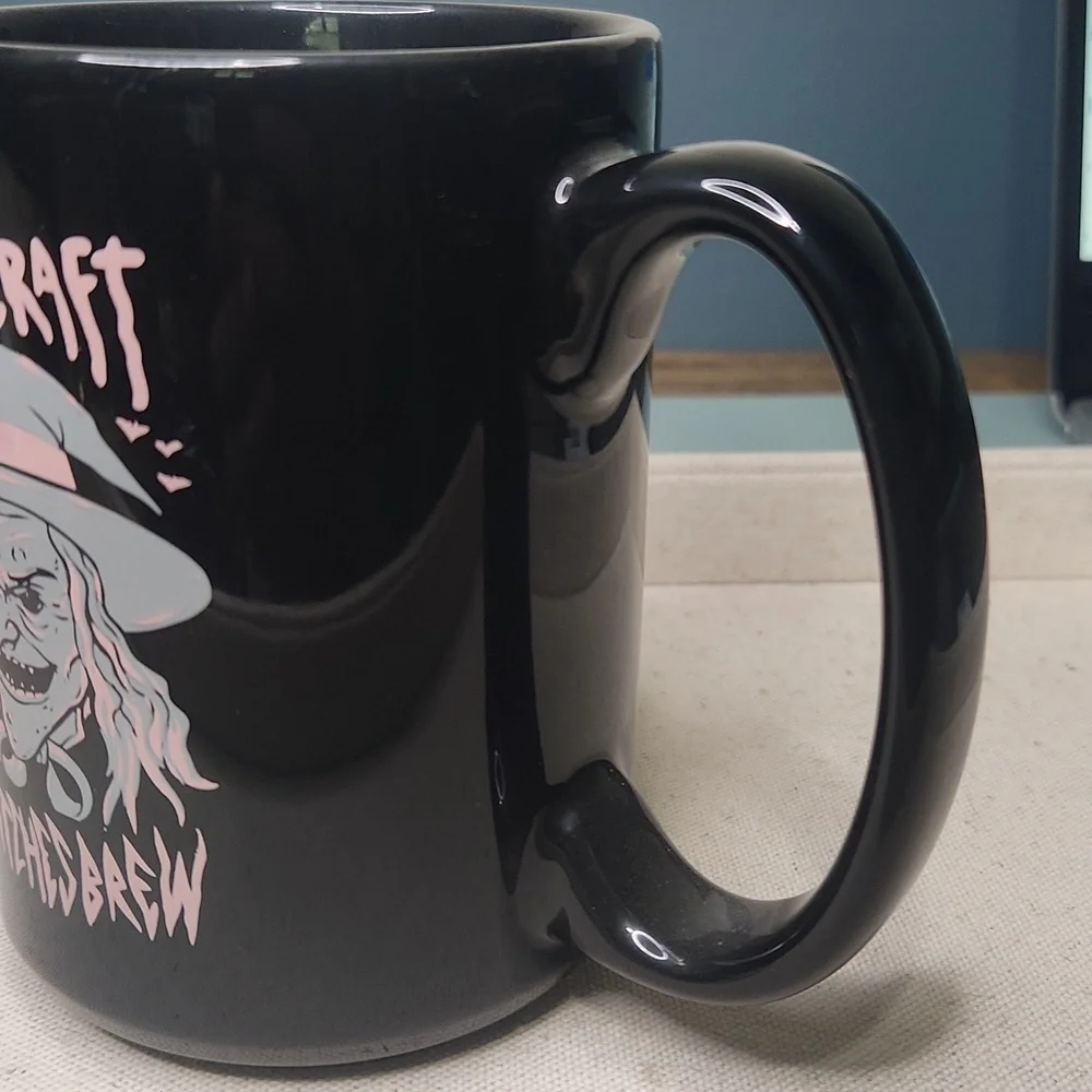 Blackcraft Cult Witches Brew Black Ceramic Coffee Mug